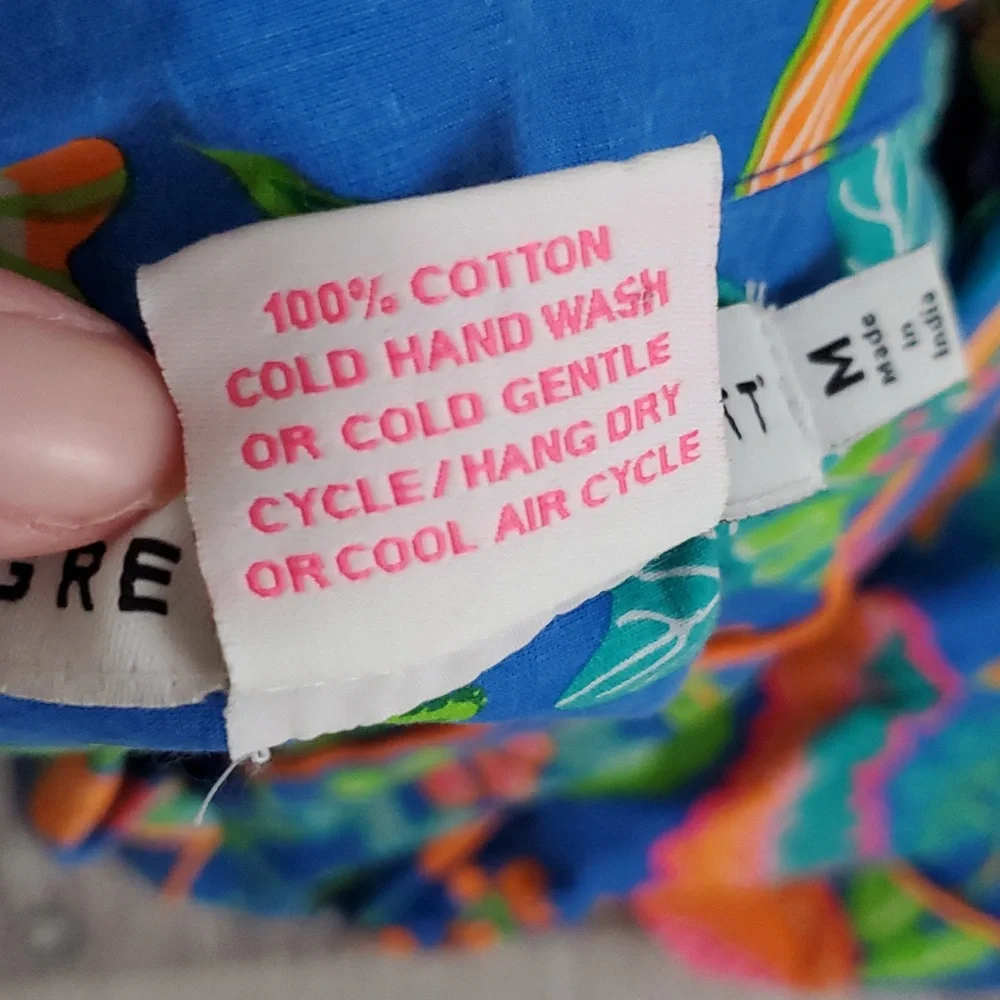 Gretchen Scott Designs Tropical Vibrant 2-piece Lounge Pajama Set SzM - Picture 12 of 12